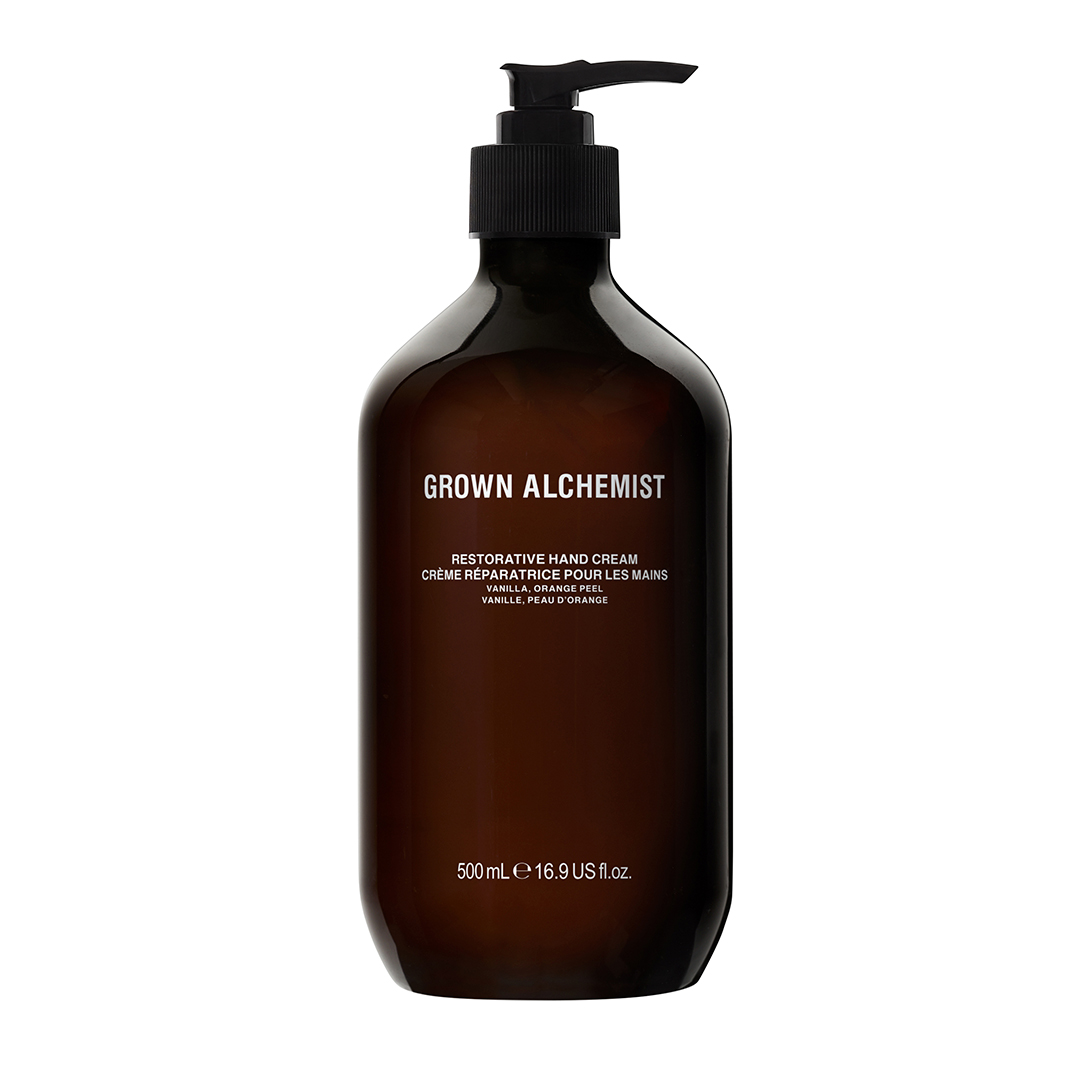 Grown Alchemist Restorative Hand Cream — відновлювальний крем для рук Ваніль, Апельсинова цедра, 500 мл